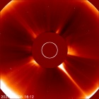 Latest LASCO C2 image of the Sun