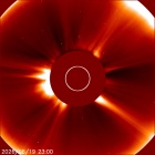 Latest LASCO C2 image of the Sun