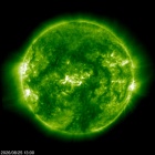 Click for time-lapse image of the sun