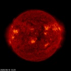 Click for time-lapse image of the sun