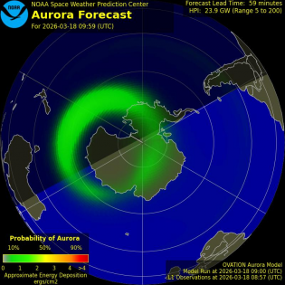 Current Southern hemispheric power input map