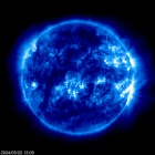 Click for time-lapse image of the sun