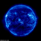 Click for time-lapse image of the sun